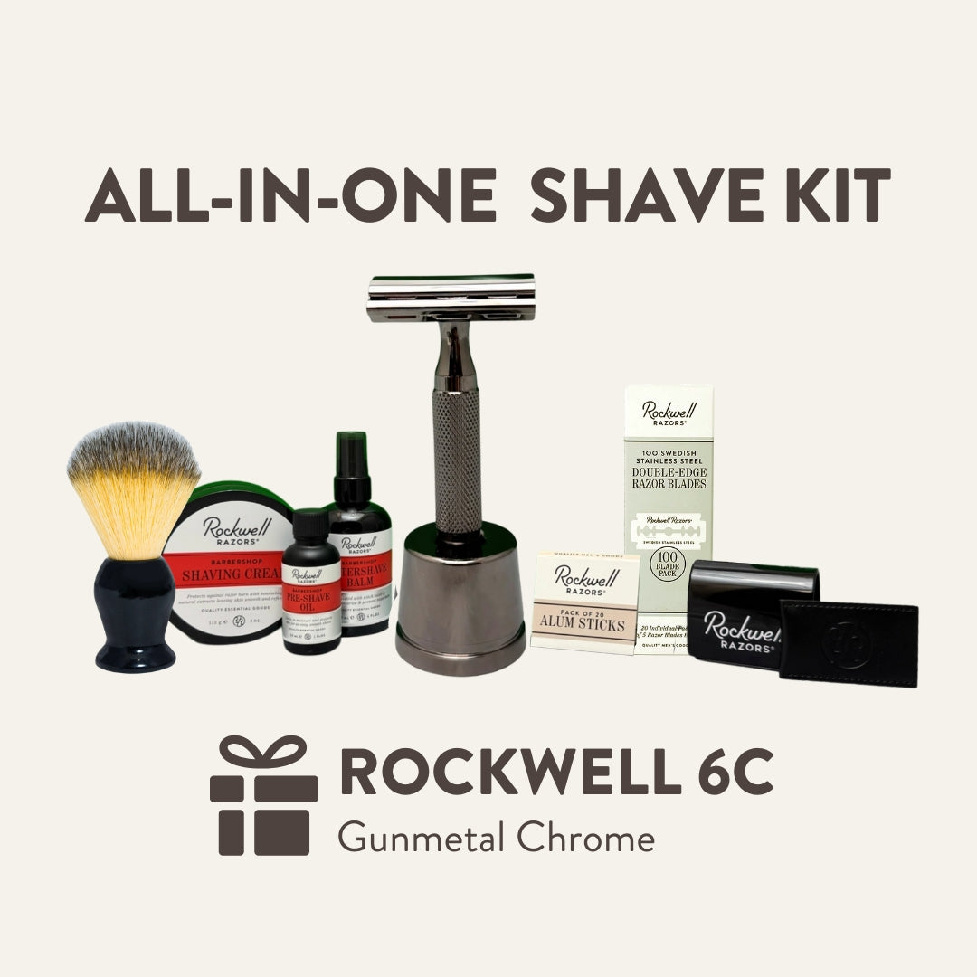 Rockwell 6C Kit rasatura white chrome completo