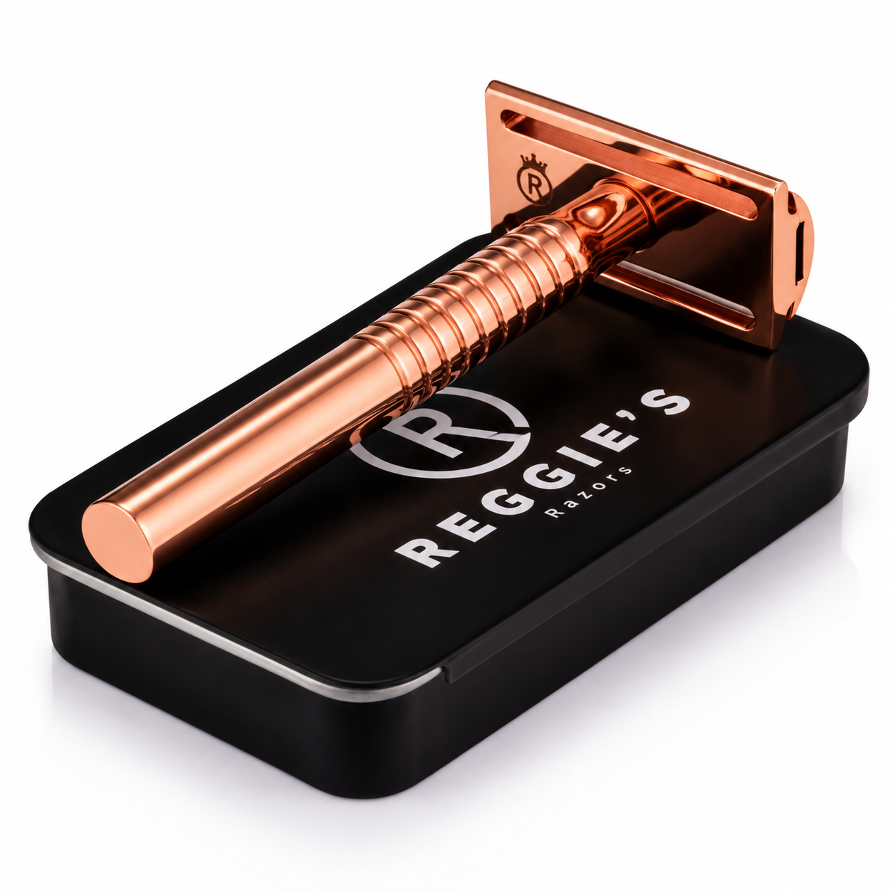 Reggie's Jupiter Copper Rasoio di Sicurezza Rame Massiccio