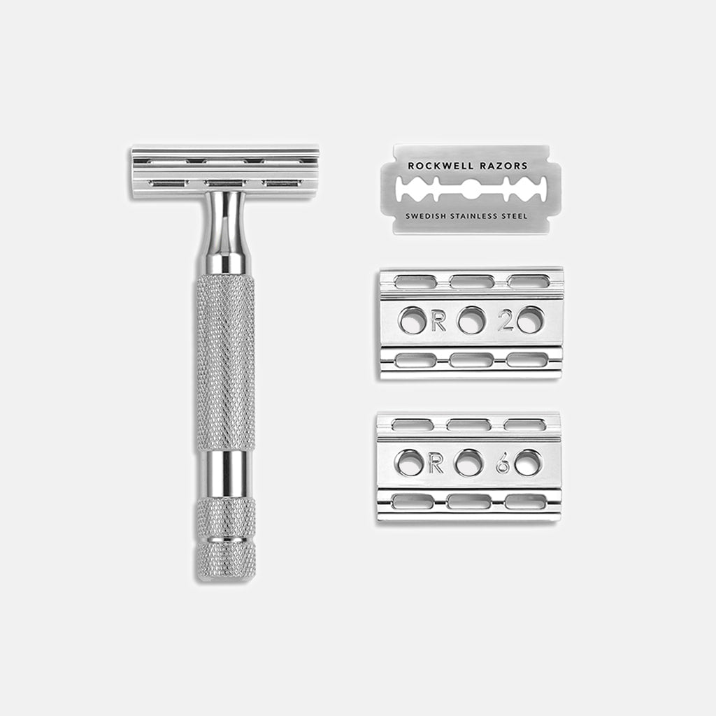 Rockwell 6C Rasoio White Chrome 20 lamette 4 mesi