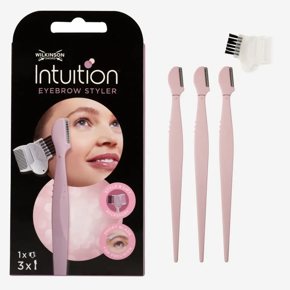 Wilkinson Intuition Eyebrow Styler rasoio sopracciglia 3 pezzi
