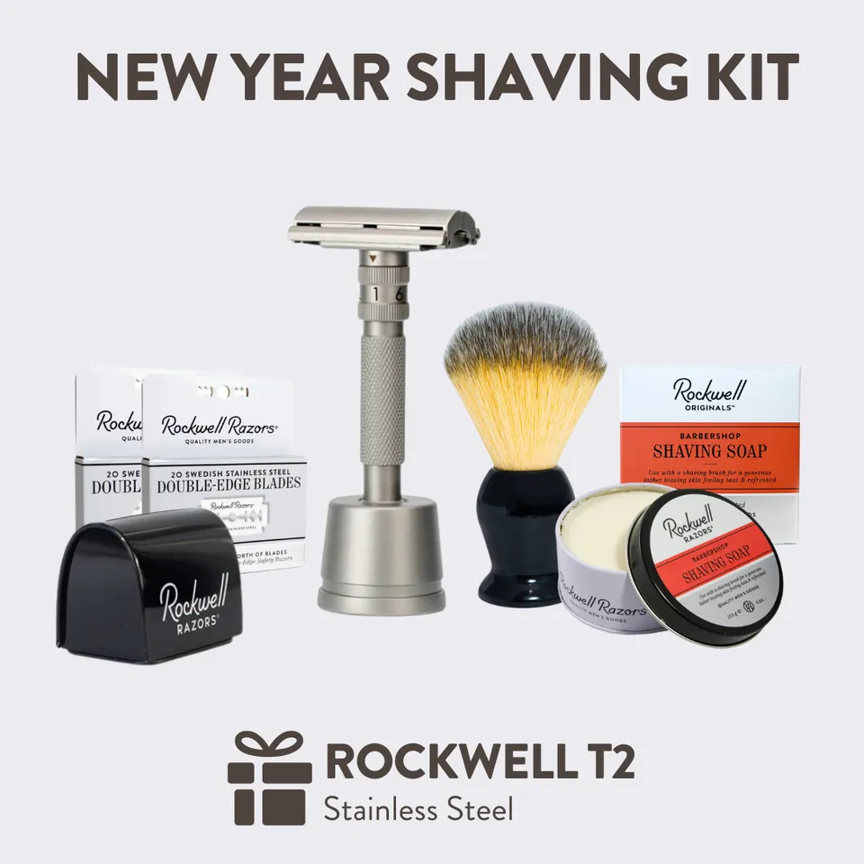 Rockwell T2 kit rasatura 1 anno Gunmetal Chrome