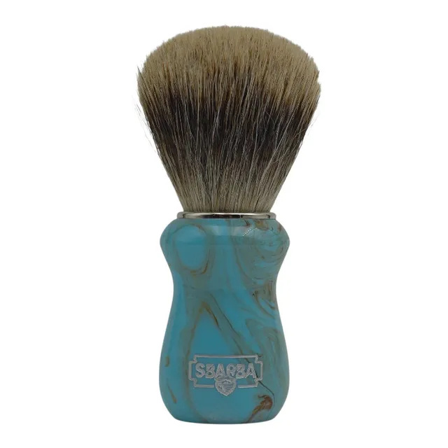 Sbarba Classico Azzurro Cielo pennello barba tasso Two Band