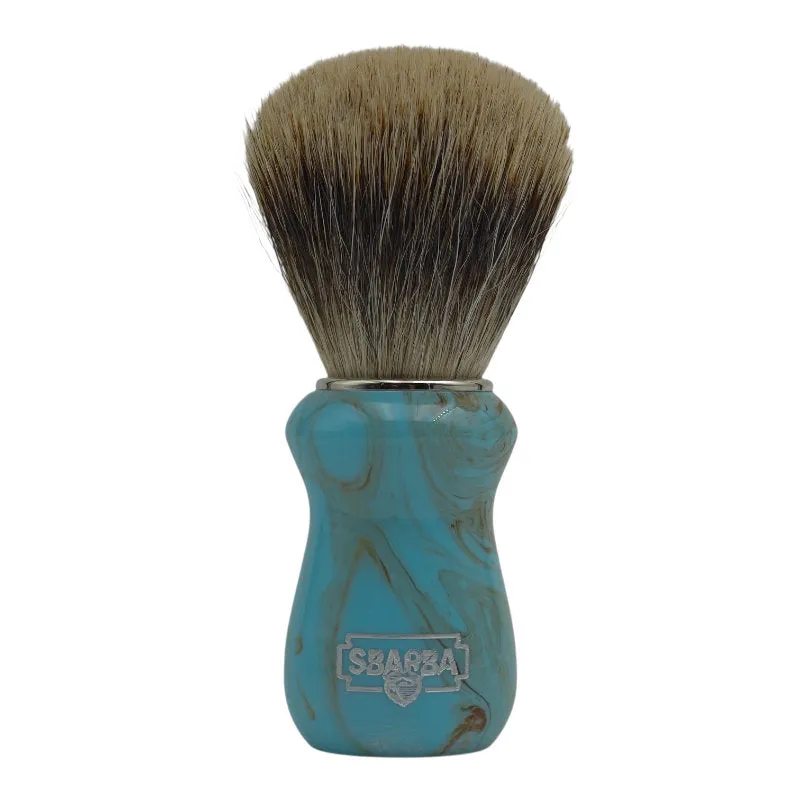 Sbarba Classico Azzurro Cielo pennello barba tasso Two Band