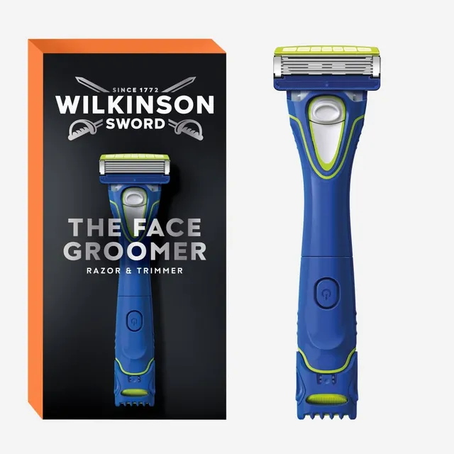 Wilkinson Quattro Face Groomer rasoio 5 lame + trimmer barba 4 tagli