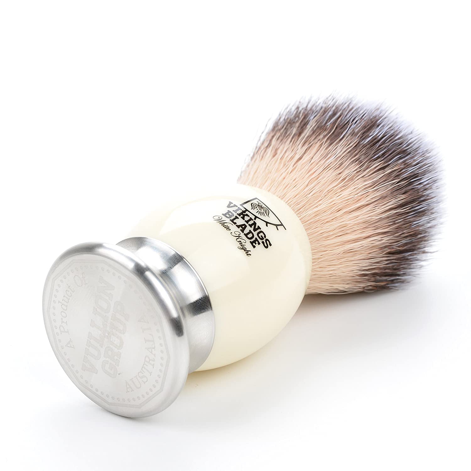 Viking's Blade White Knight pennello da barba sintetico pesante