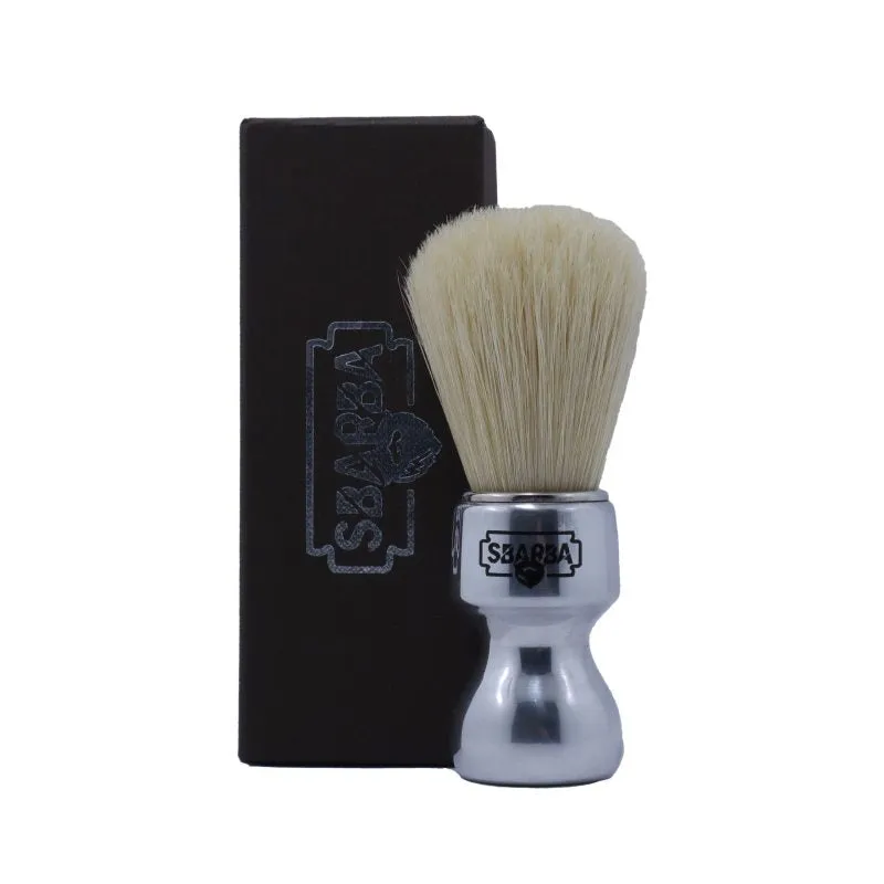 Sbarba Nobile Silver Pennello da Barba Setola Alluminio