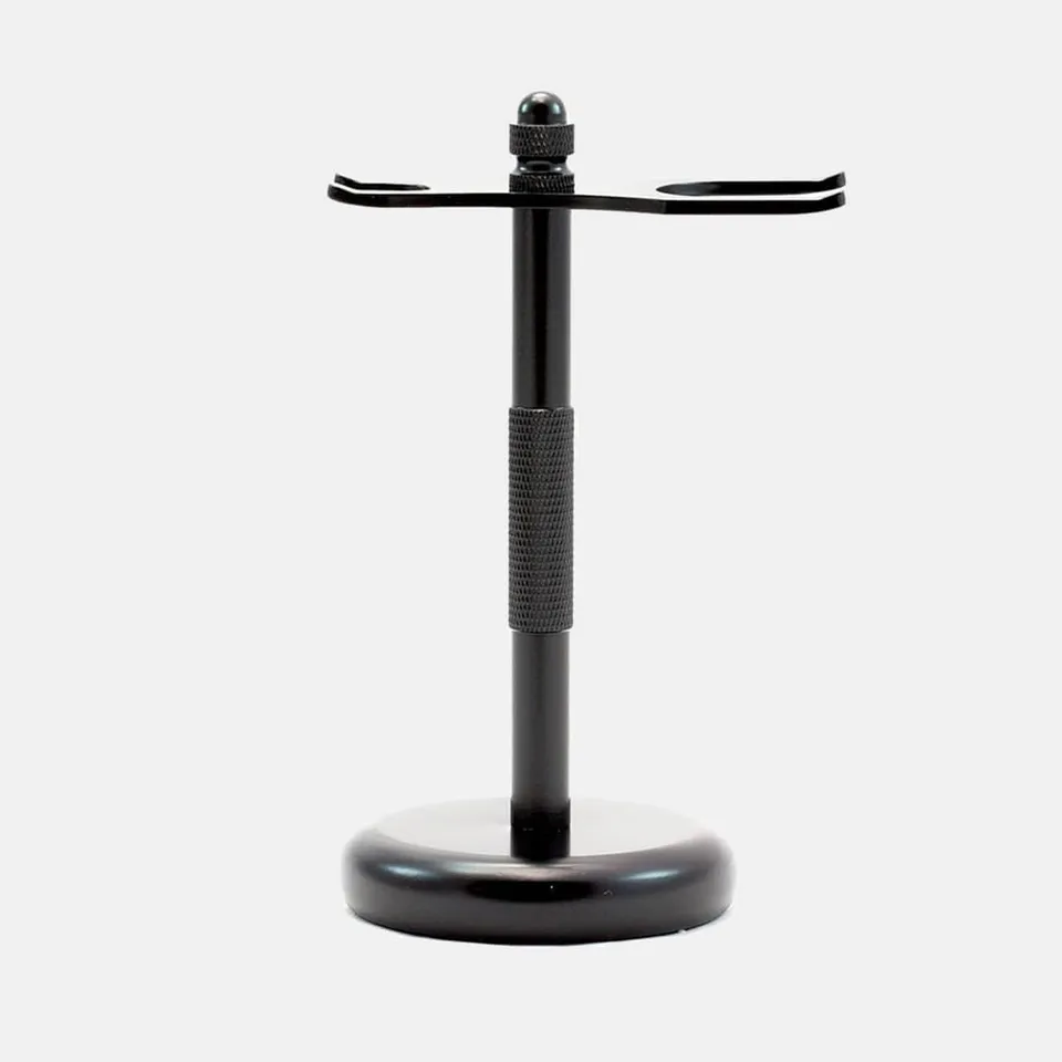 Rockwell Supporto Rasoio e Pennello Ottone Cromato 3 Pezzi
