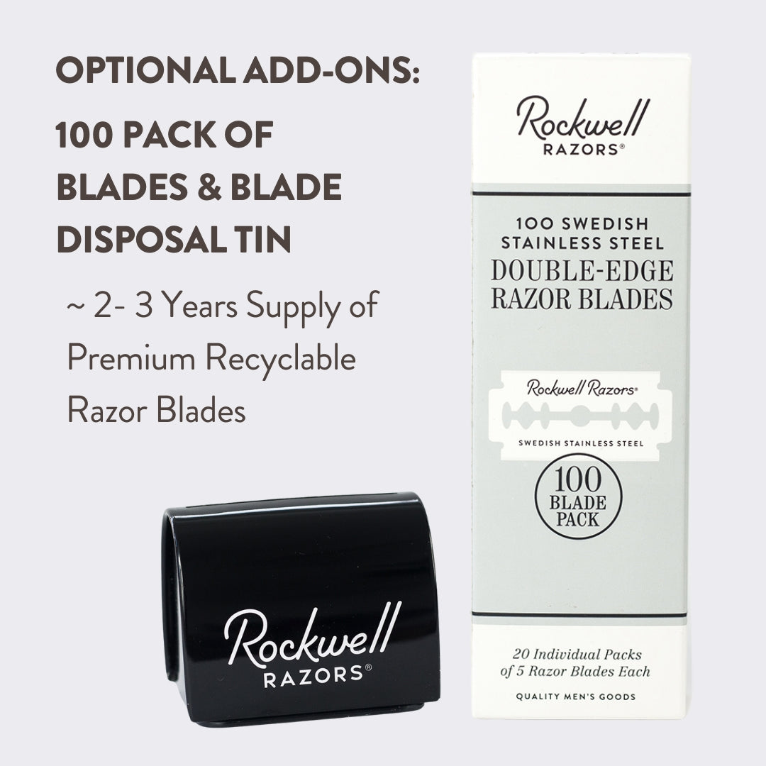 Rockwell T2 Rasoio Sicurezza Cromato Gunmetal Regolabile
