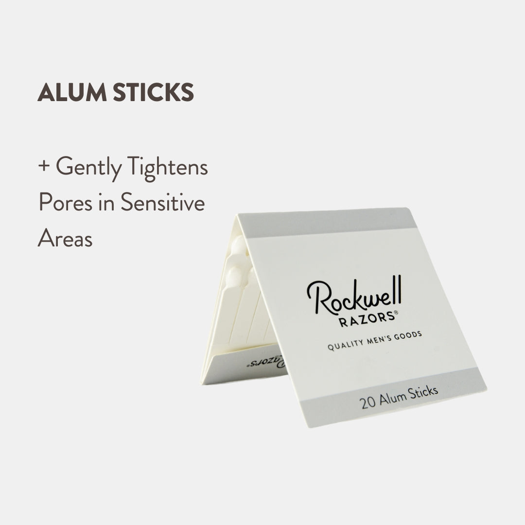 Rockwell Alum Stick dopobarba allume tagli e rossori