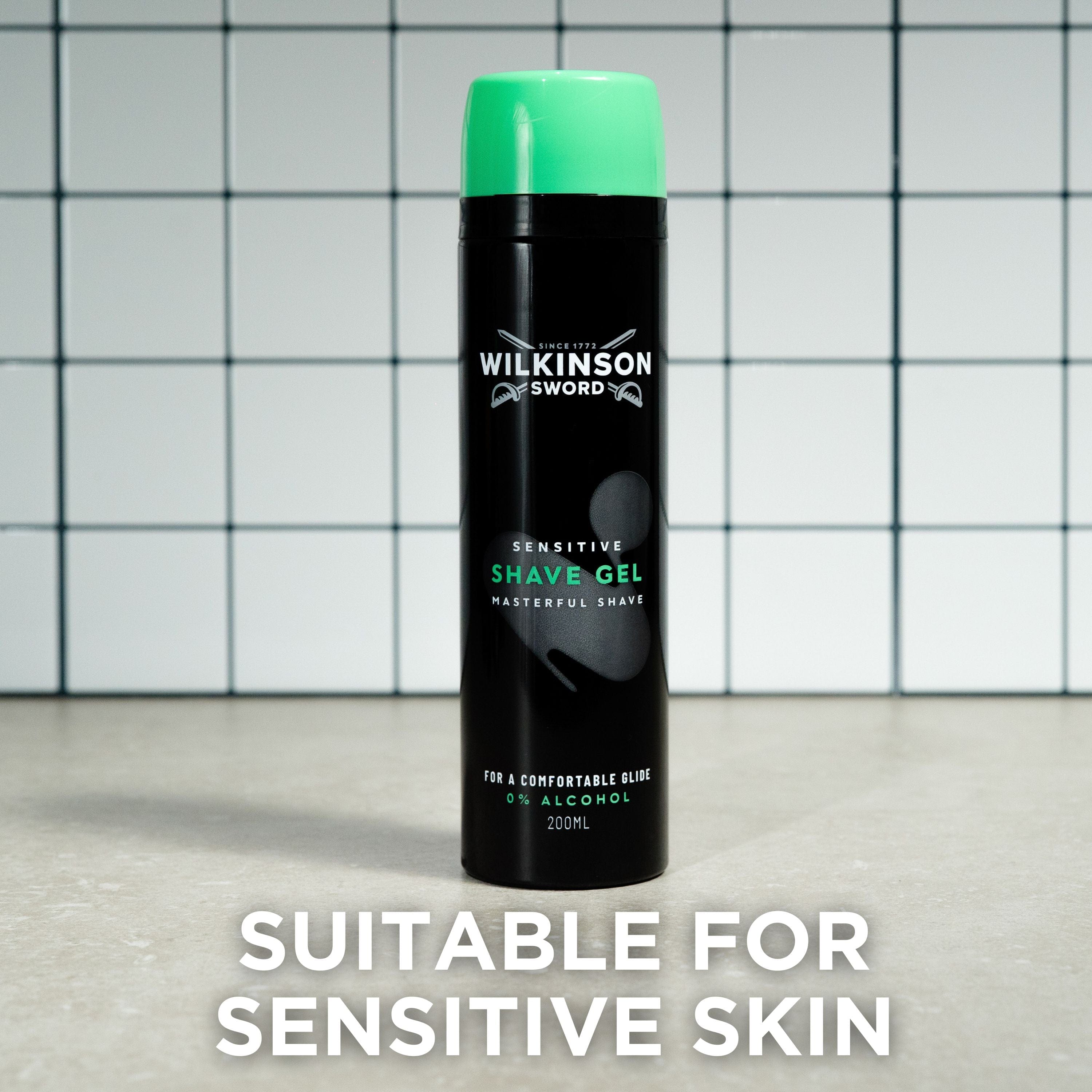 Wilkinson Masterful Gel Barba Sensibile 200ml Aloe