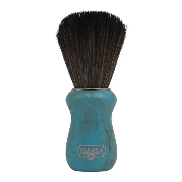 Sbarba Classico Azzurro Cielo pennello barba sintetico 27 mm