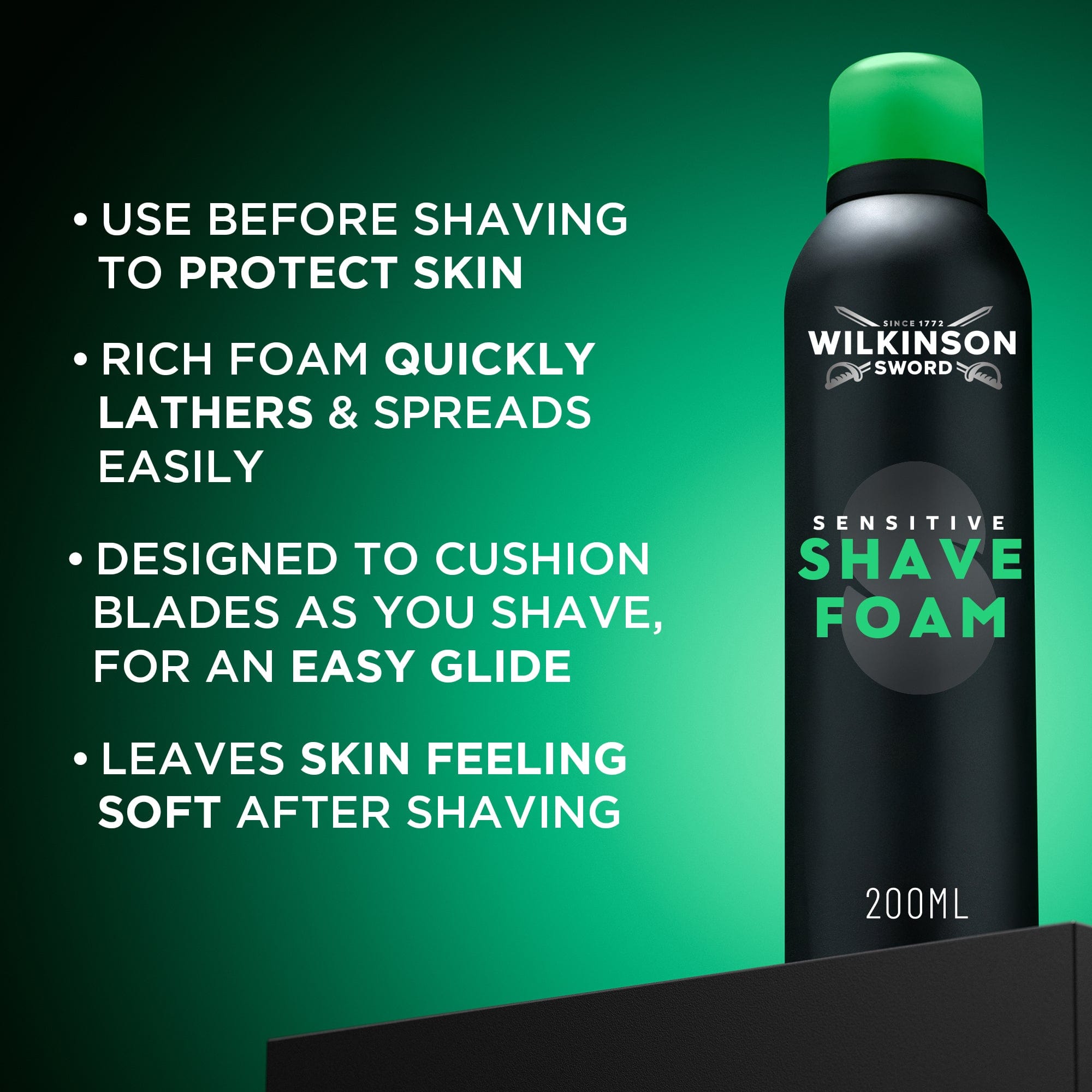 Wilkinson Masterful Grooming Schiuma Barba Sensitive 200 ml