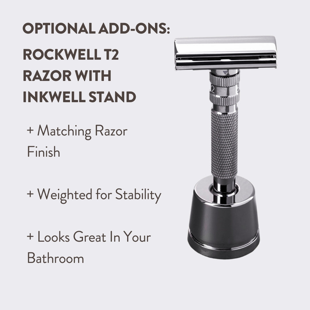 Rockwell T2 Rasoio Sicurezza Cromato Gunmetal Regolabile