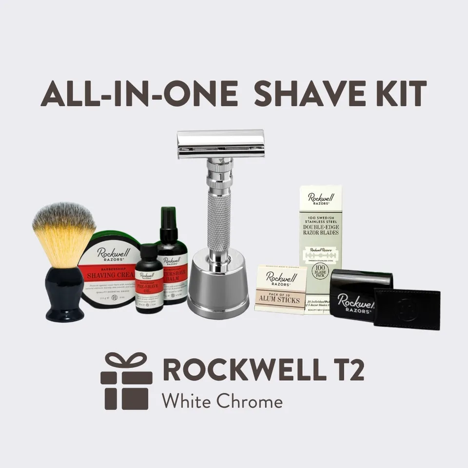 Rockwell T2 Kit Rasatura Gunmetal Chrome completo viso