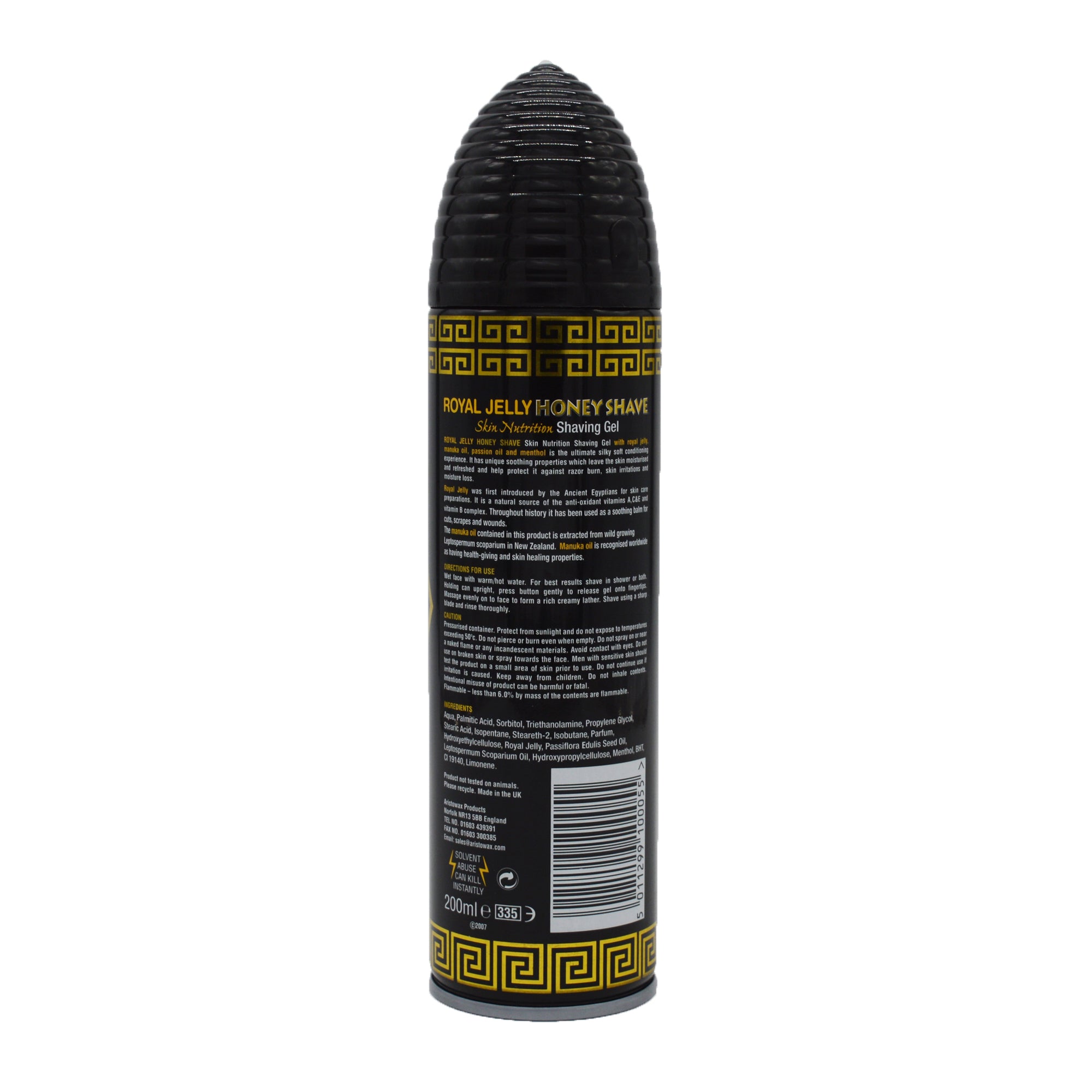 Honey Shave Royal Jelly gel da barba 200ml pappa reale