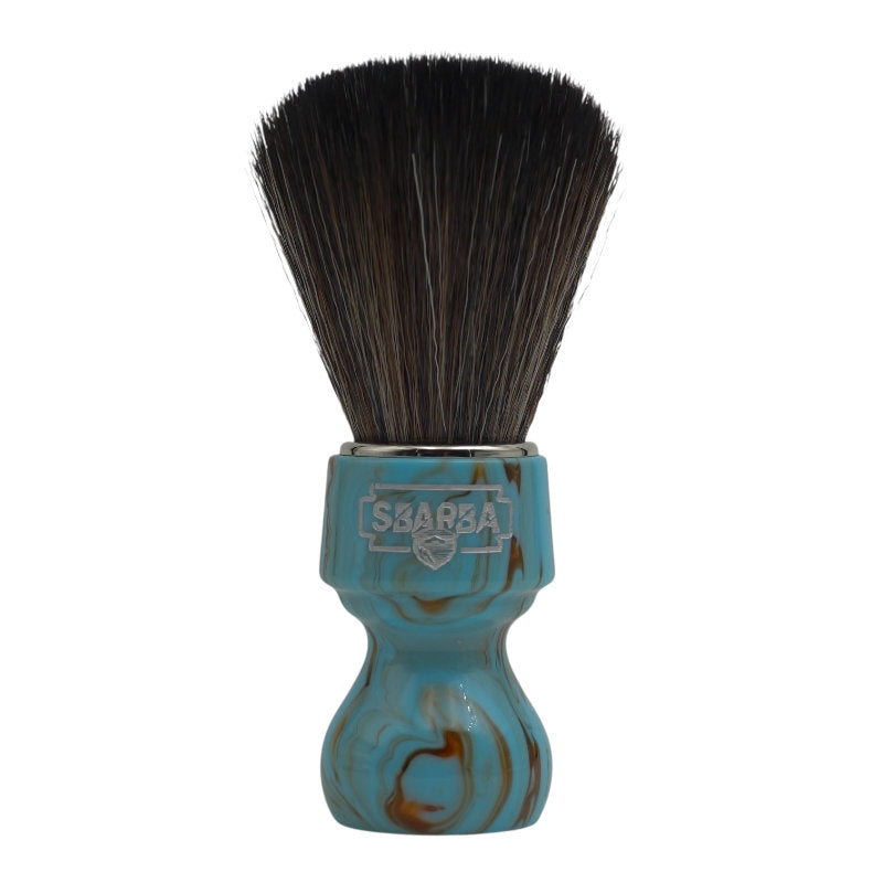 Sbarba Nobile Azzurro Cielo pennello barba sintetico Horse