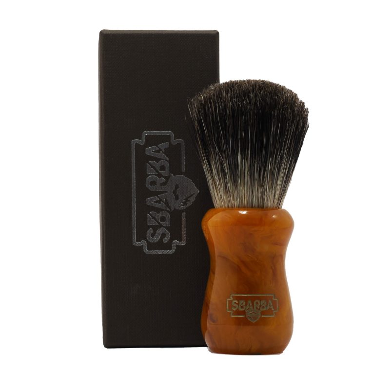 Sbarba Classico XB pennello da barba miele setola e tasso