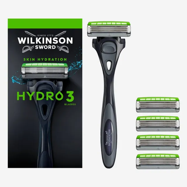 Wilkinson Hydro 3 rasoio 3 lame + 4 testina precisione