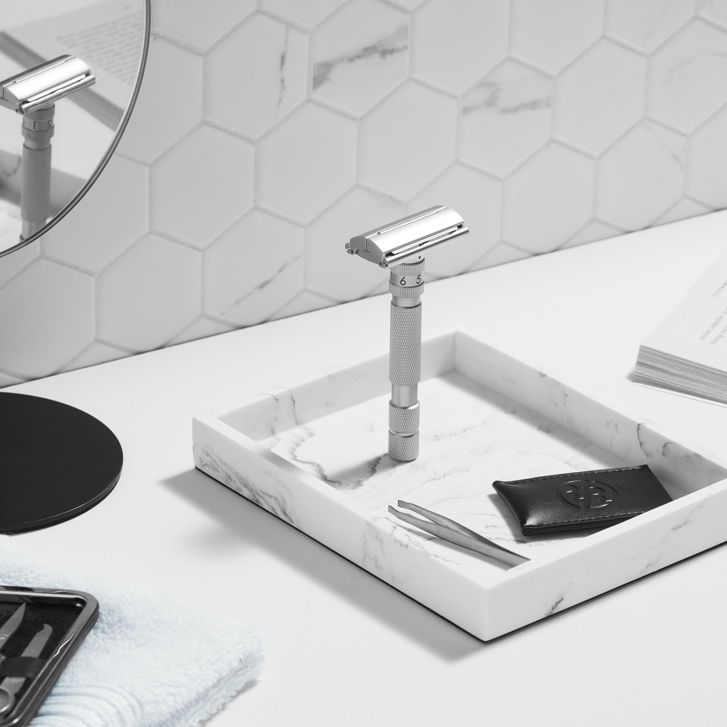 Rockwell T2 Rasoio di Sicurezza Regolabile Gunmetal Chrome
