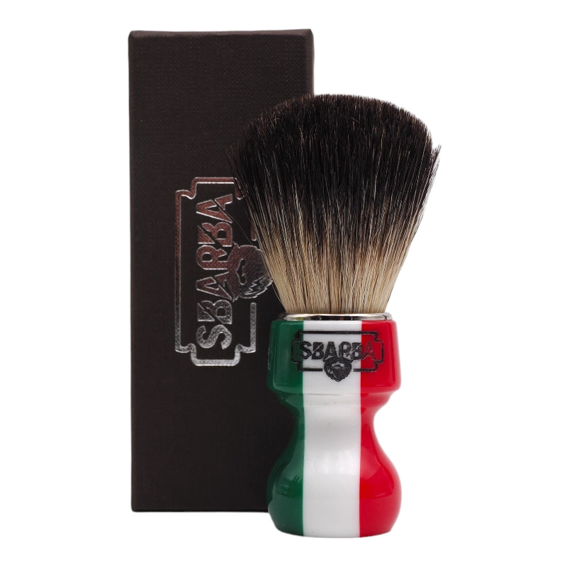 Sbarba Nobile Bandiera Italiana pennello barba setola tasso