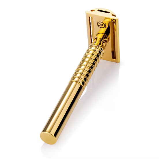 Reggie's Jupiter Brass Set Rasatura Rasoio Lamette Crema