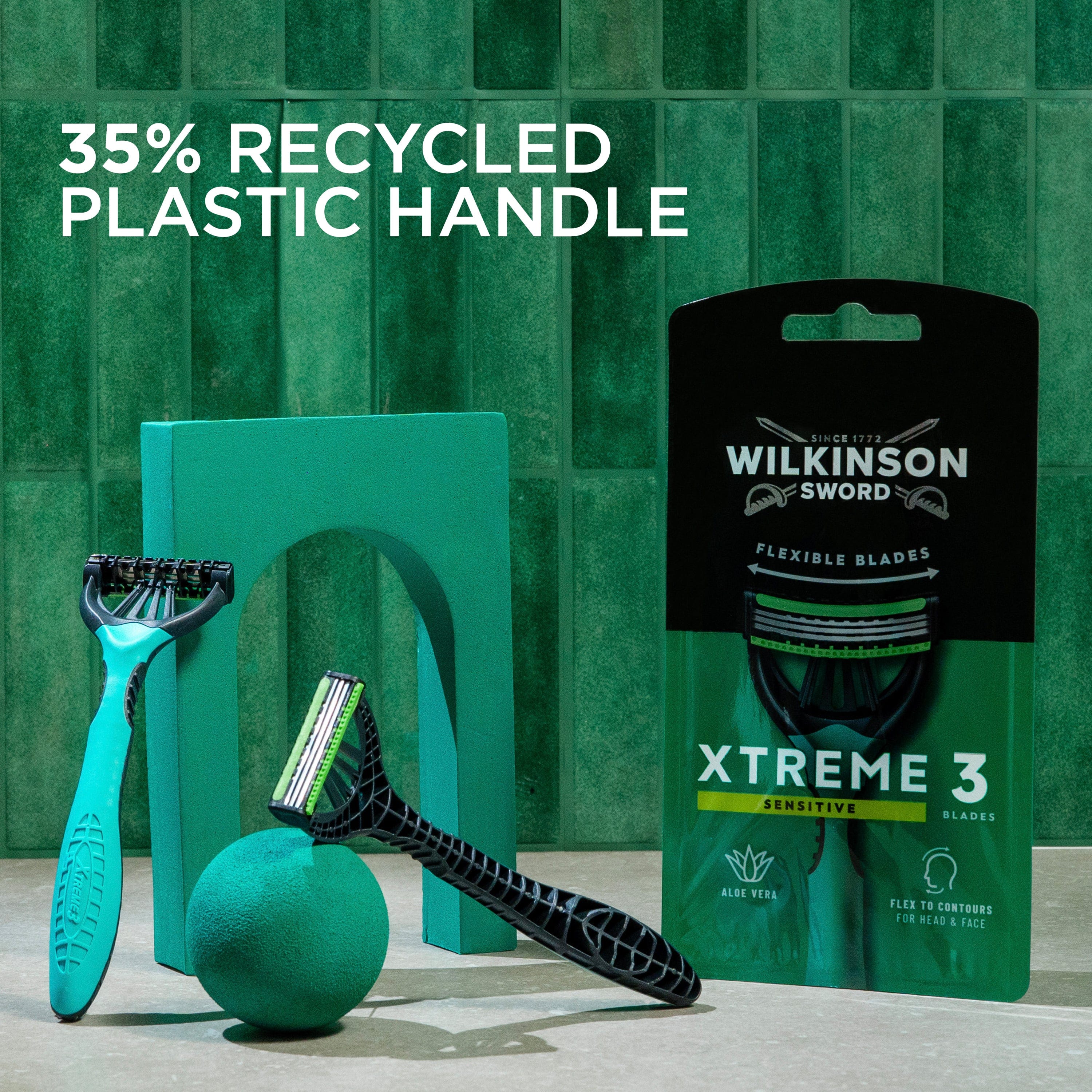 Wilkinson Xtreme 3 Sensitive rasoio usa e getta 4 pezzi