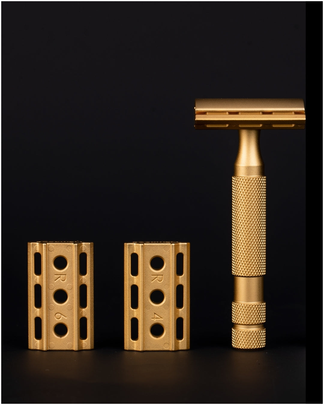 Rockwell 6S 24K Gold rasoio sicurezza regolabile acciaio