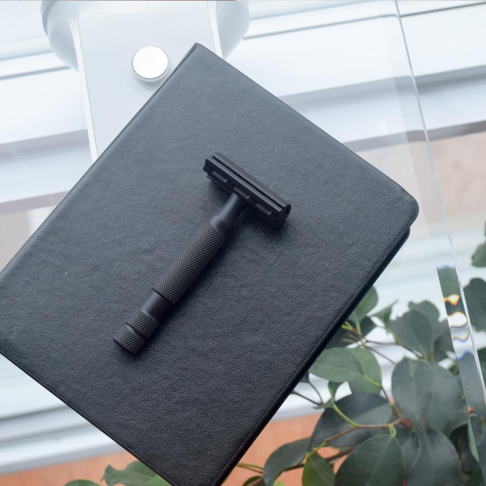 Rockwell 6S Black set rasoio di sicurezza regolabile con pennello