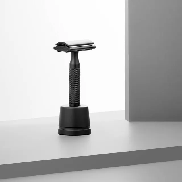 Rockwell 6S + Inkwell Stand kit rasoio sicurezza acciaio