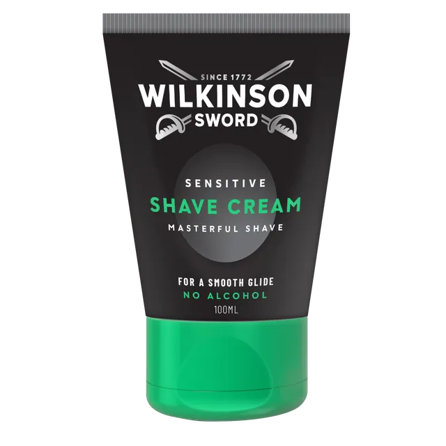 Wilkinson Sensitive Crema Barba 100 ml Pelli Sensibili