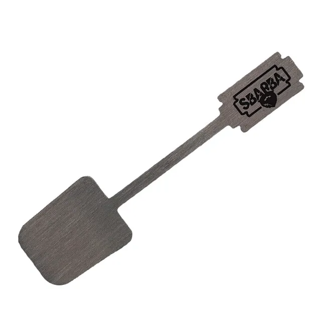 Sbarba Vanga Prelievo Sapone Barba Acciaio 10 cm