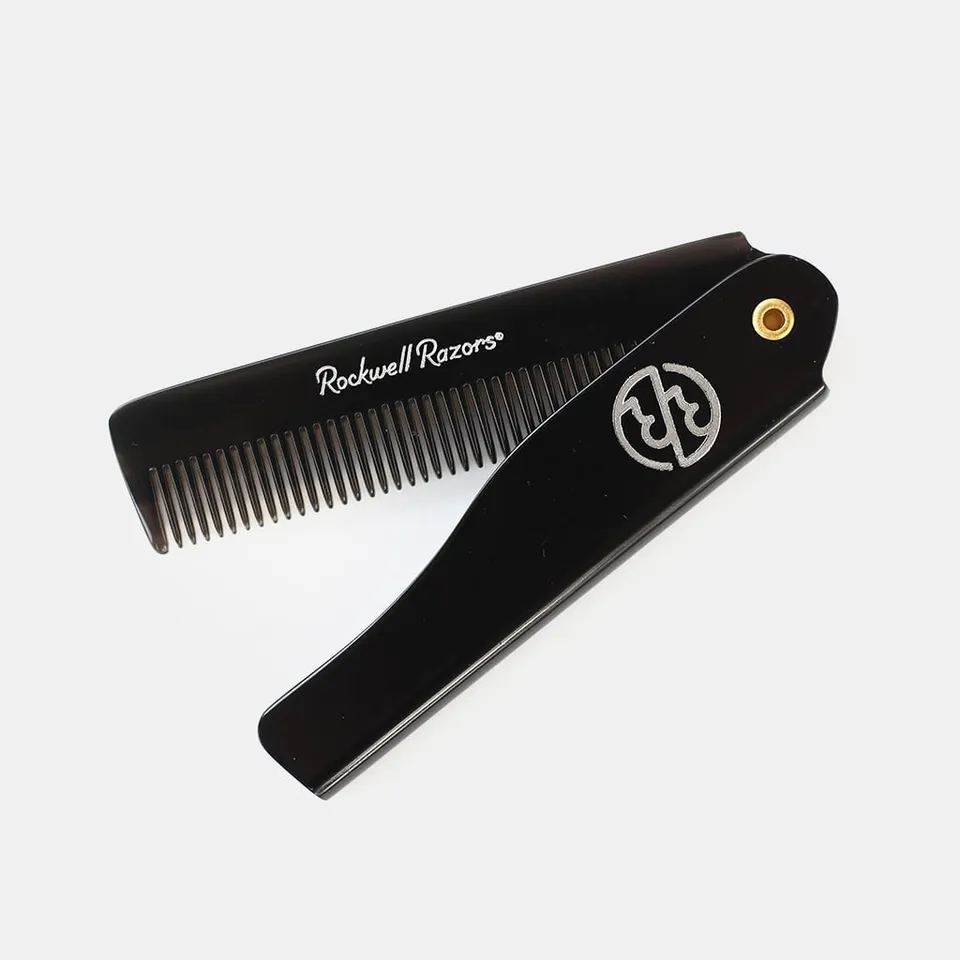 Rockwell pettine pieghevole capelli acrilico tasca