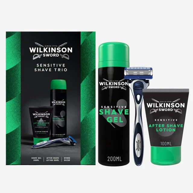 Wilkinson Hydro 5 Shave Trio Set Rasoio Gel Dopobarba