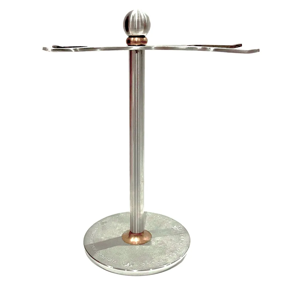 Viking's Blade Admiral supporto rasoio e pennello in acciaio