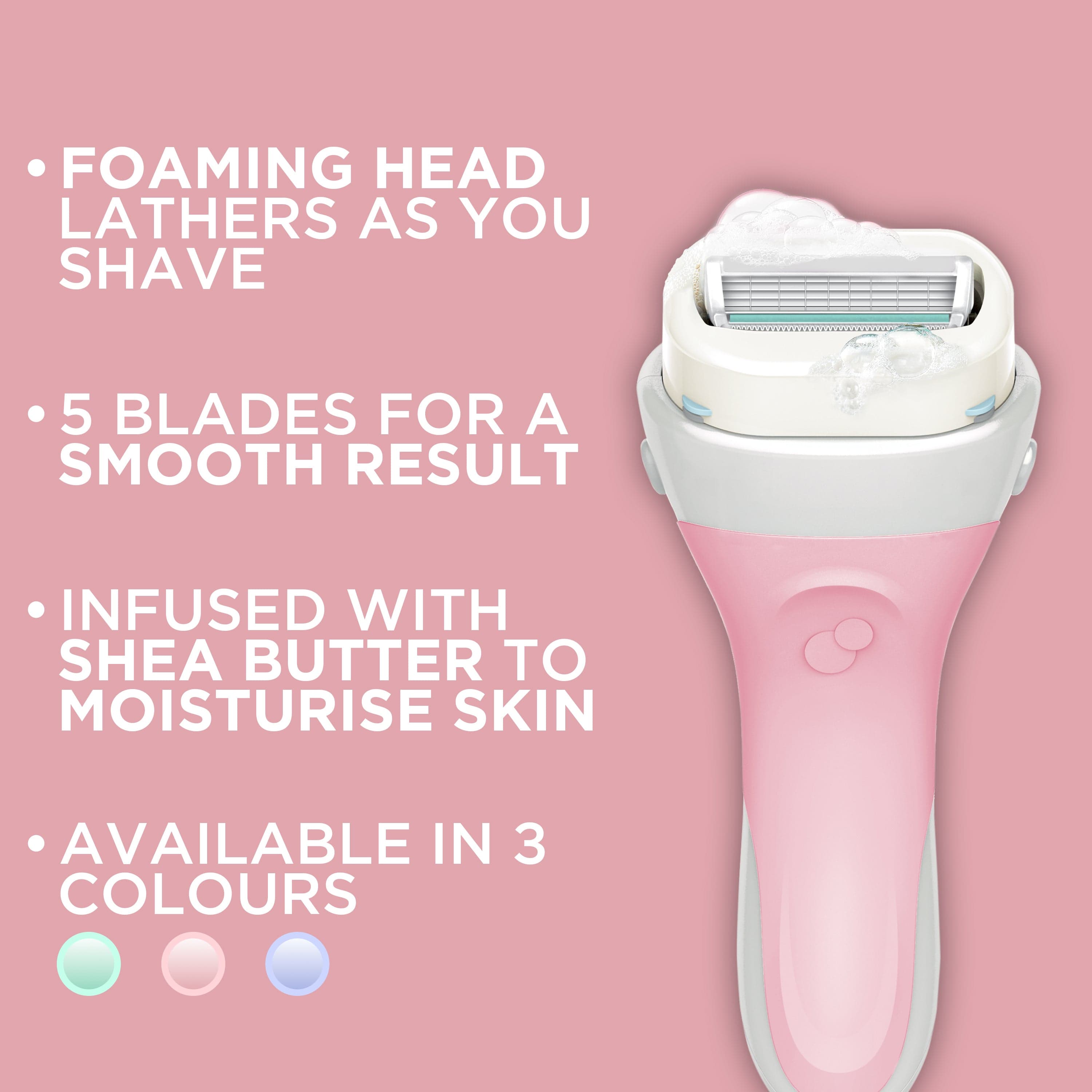 Wilkinson Intuition Ultra Moisture rasoio donna burro karitè
