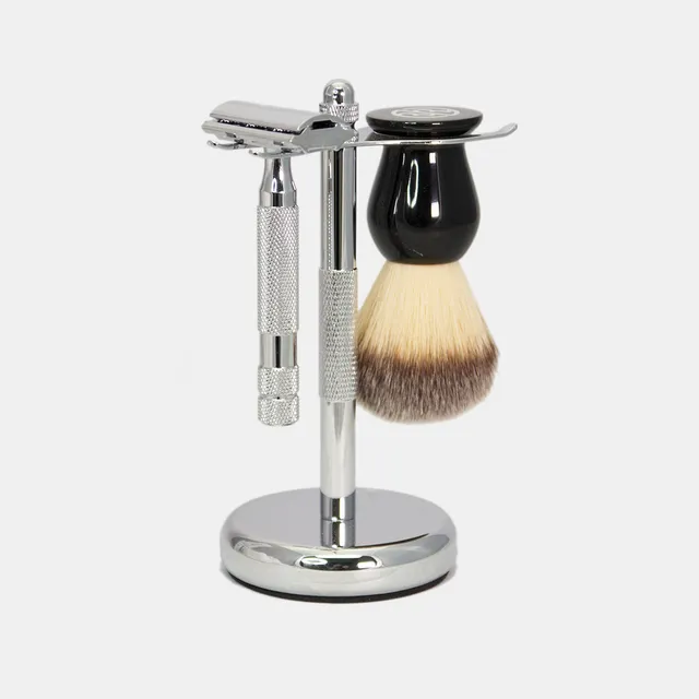 Rockwell 2C Set 3 pezzi rasoio White Chrome