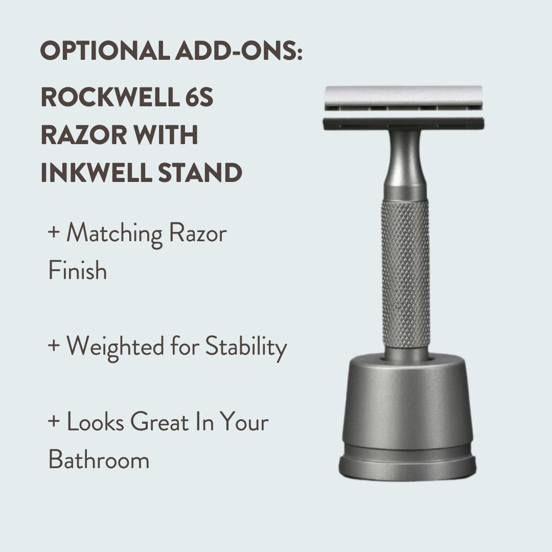 Rockwell 6S rasoio sicurezza acciaio opaco 6 regolazioni