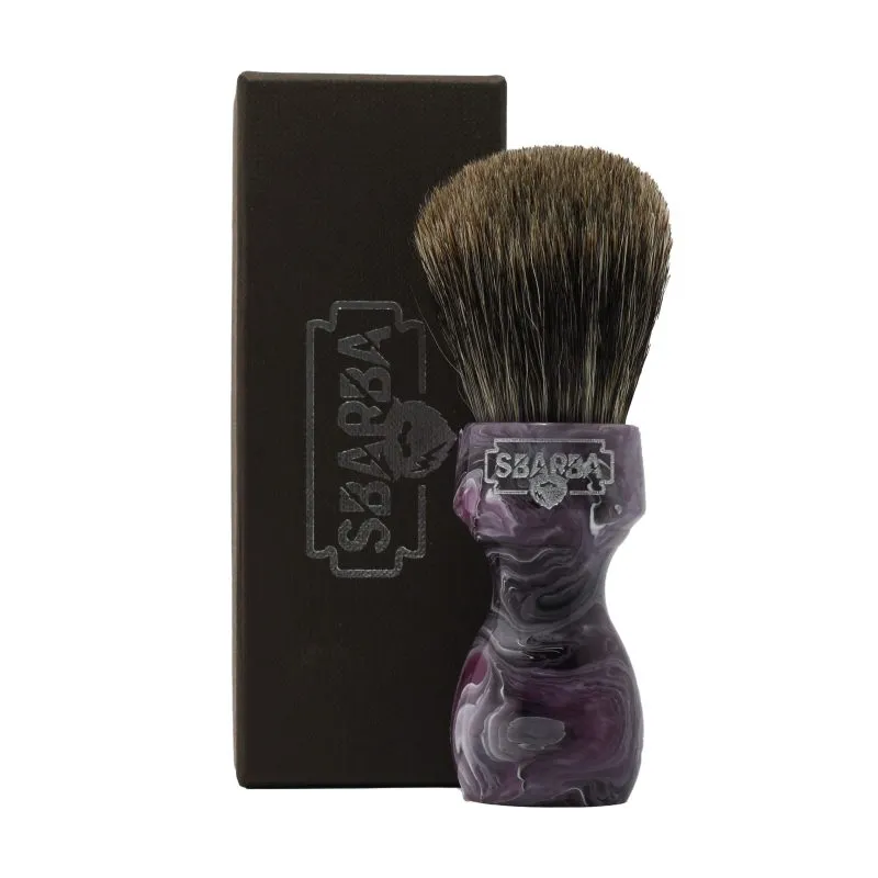 Sbarba Elegante Magenta pennello barba cavallo tasso XB