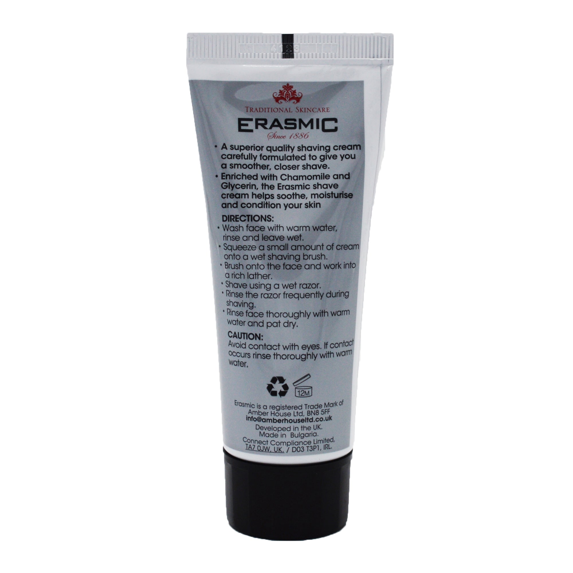 The Cambridge Cutthroat Erasmic crema da barba 75ml
