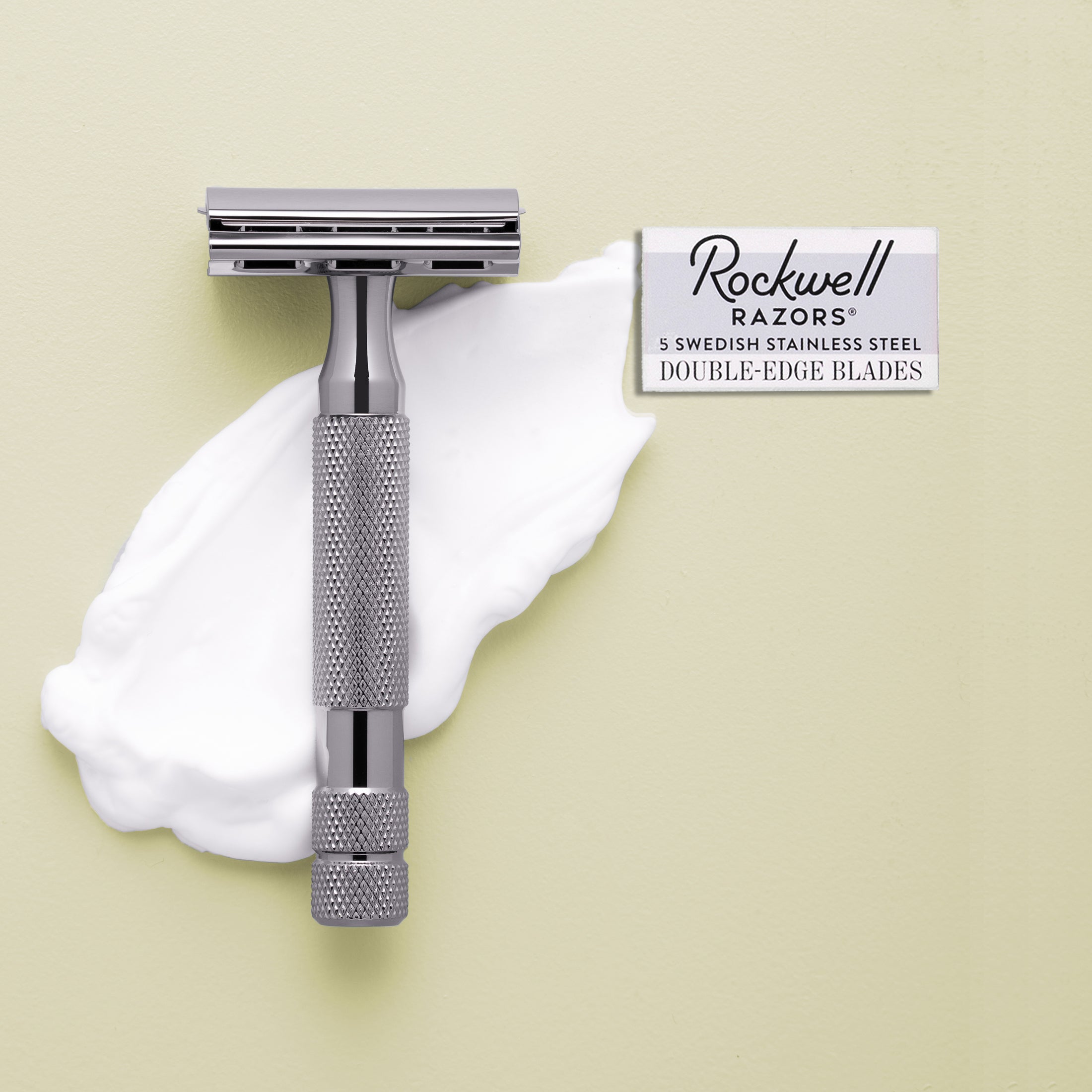 Rockwell 2C Stand Kit rasoio white chrome supporto
