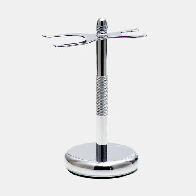 Rockwell Shave Stand supporto rasoio White Chrome ottone