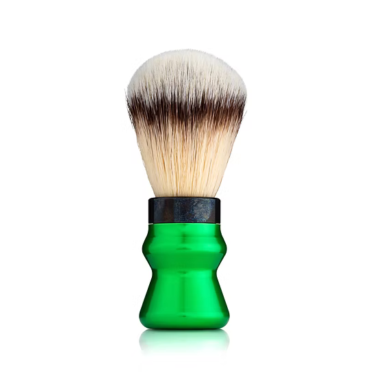 Reggie's Luna pennello barba manico nero sintetico personalizzabile