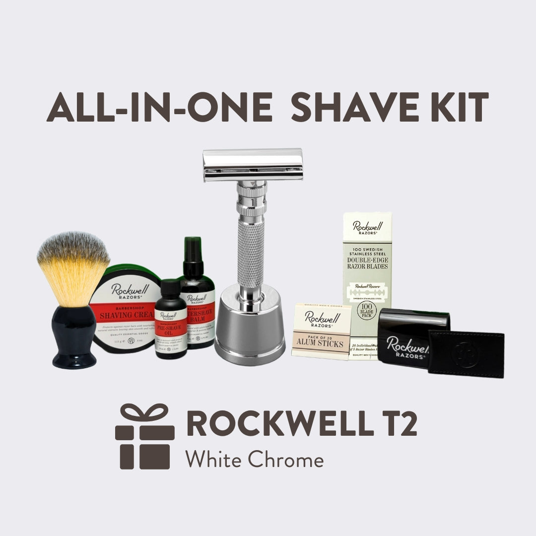 Rockwell T2 Chrome set rasatura gunmetal regolabile