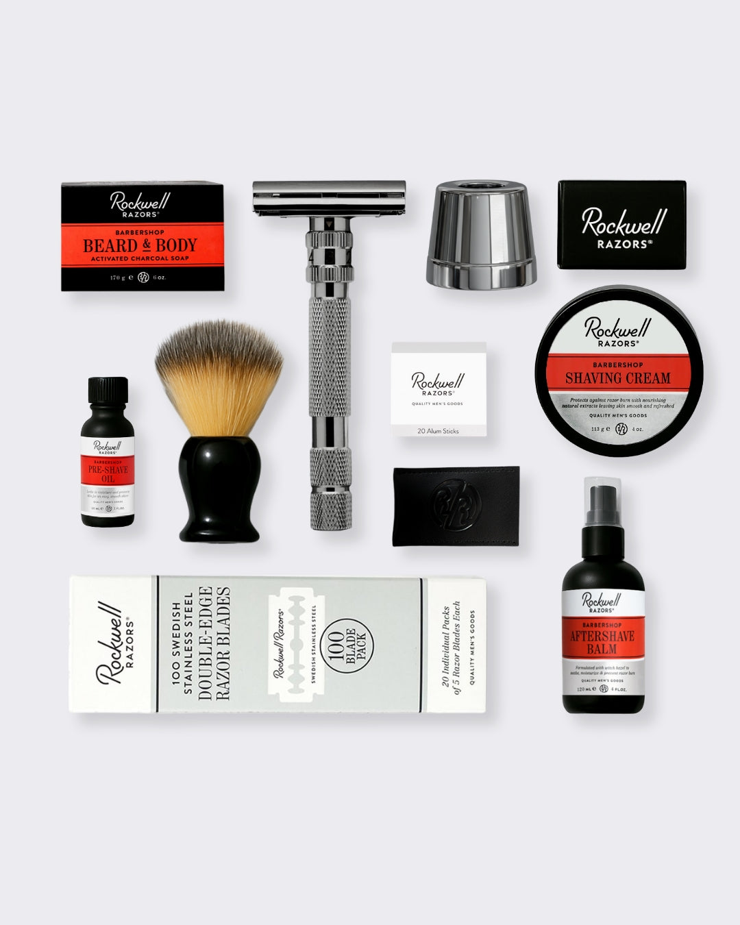 Rockwell T2 Kit Barba Completo Gunmetal Rasatura