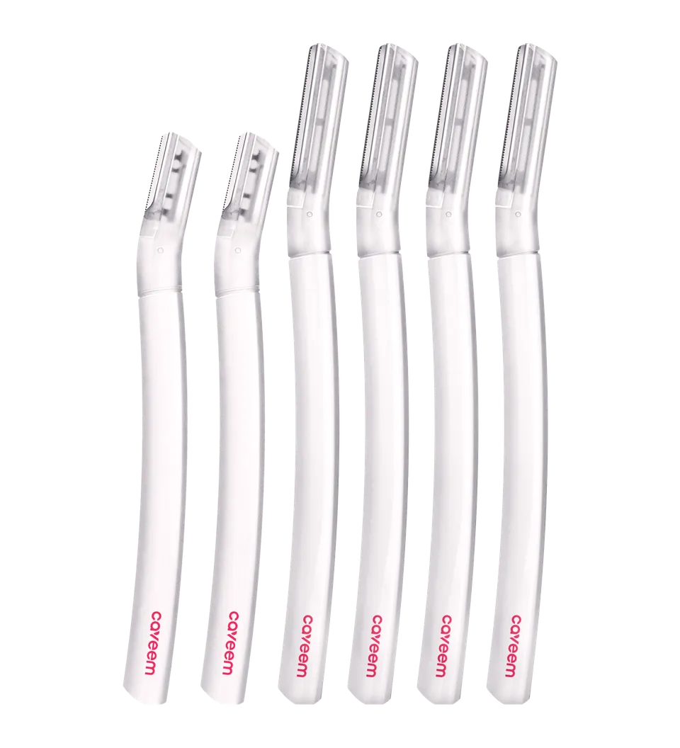 Caveem Dermaplaning lamette viso 6 pezzi uomo donna