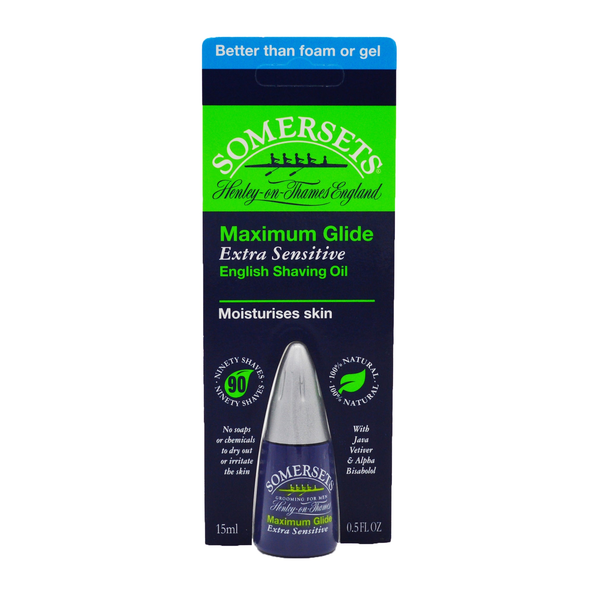 Somersets olio rasatura 15ml extra sensitive pelli sensibili