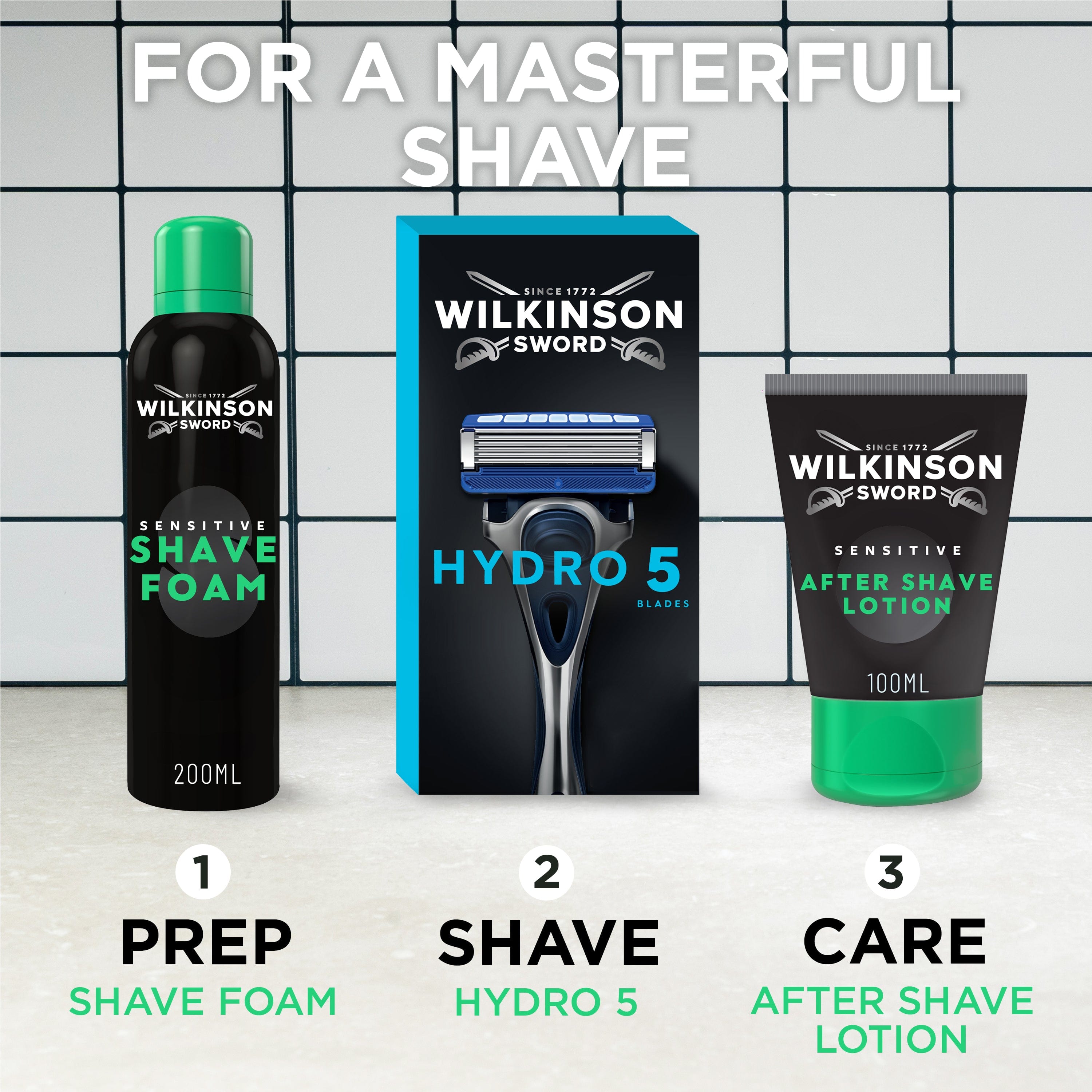 Wilkinson Masterful Sensitive schiuma barba 75ml pelli sensibili