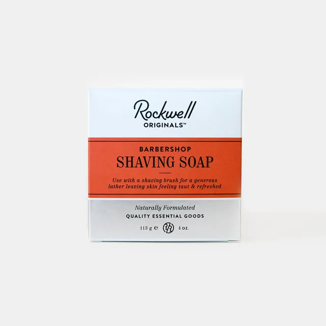 Rockwell sapone da barba Barbershop glicerina in ciotola legno