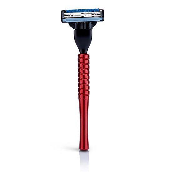 Reggie's Razors Mercury rasoio multilama rosso alluminio