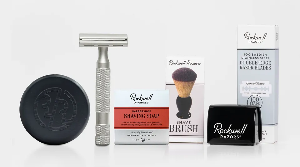 Rockwell 6S Eco Shave Kit rasoio acciaio Matte